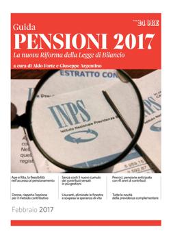 Guida pensioni 2017. La nuova riforma della legge di bilancio