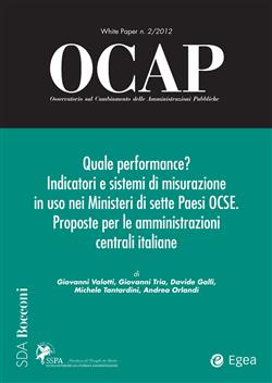 OCAP. Osservatorio sul cambiamento delle amministrazioni pubbliche (2012)