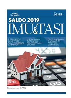 Saldo IMU e TASI 2019