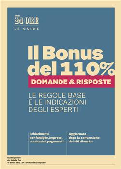 Il bonus del 110%. Domande e risposte