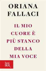 Il mio cuore è più stanco della mia voce