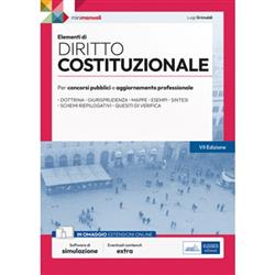Elementi di diritto costituzionale. Per esami, concorsi pubblici e abilitazioni professionali