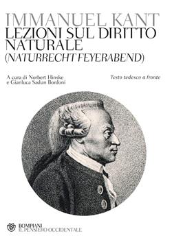 Lezioni sul diritto naturale (Naturrecht Feyerabend). Testo tedesco a fronte