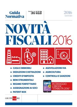 Novità fiscali 2016